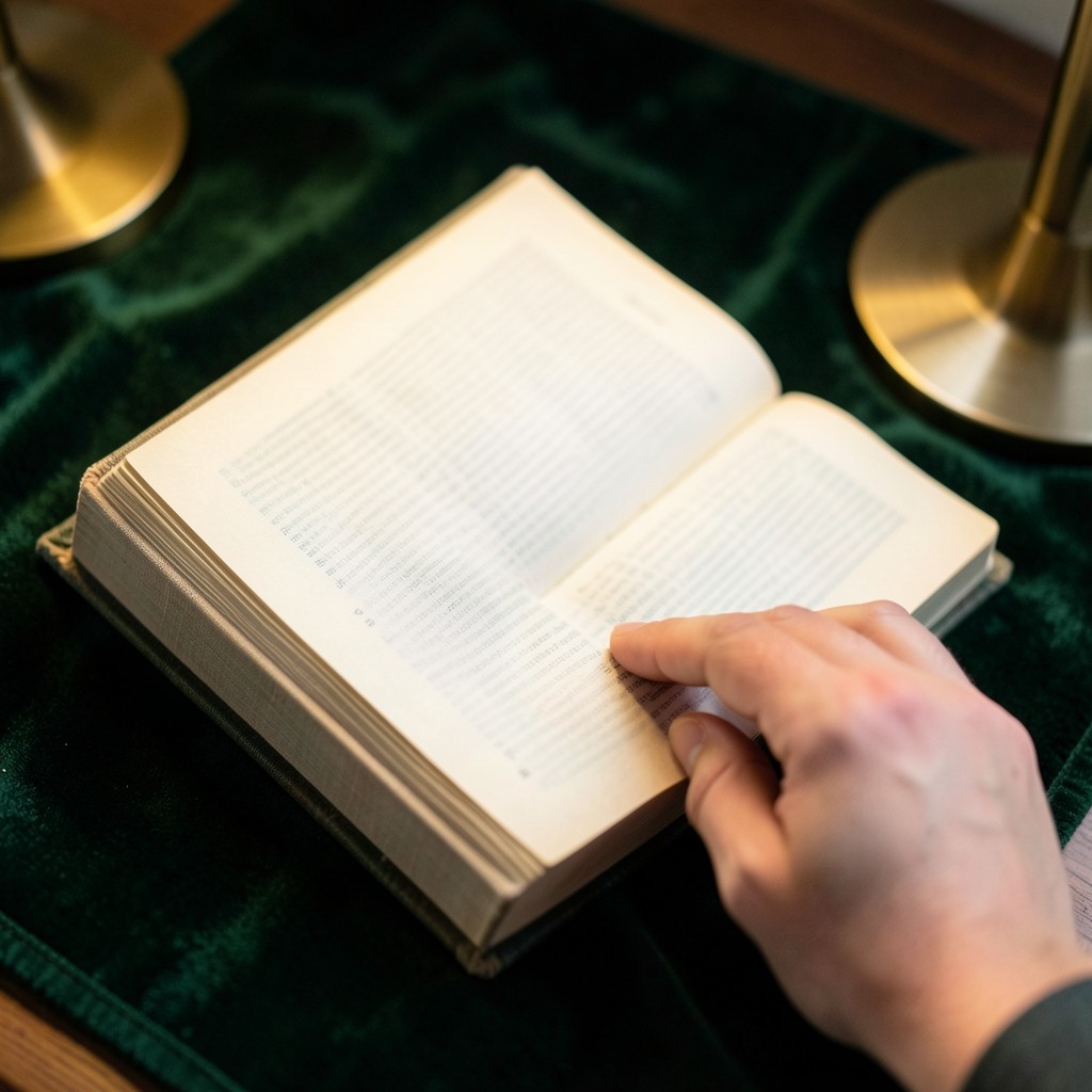 An open notebook with a hand-drawn diagram of cross-referenced glossary entries.