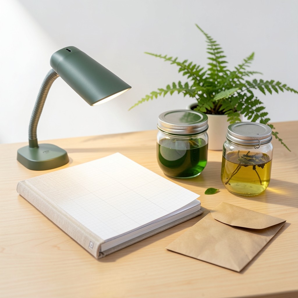 A study desk with a printed syllabus, annotated printouts of Solana guides, and a cup of tea.
